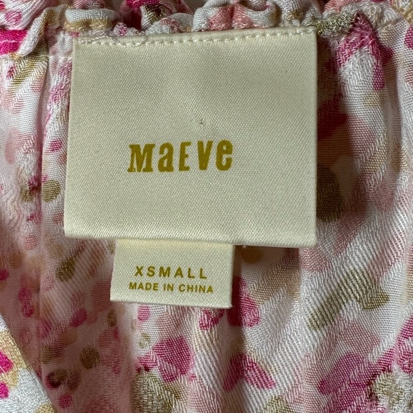 Anthropologie Maeve Bretta Gathered‎ Pattern Tank Top XS - Picture 4 of 6